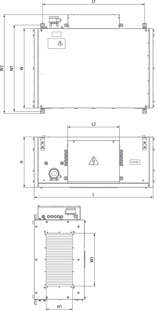 Vents Blaubox EC ME 2000-24 S31 - Dimensions