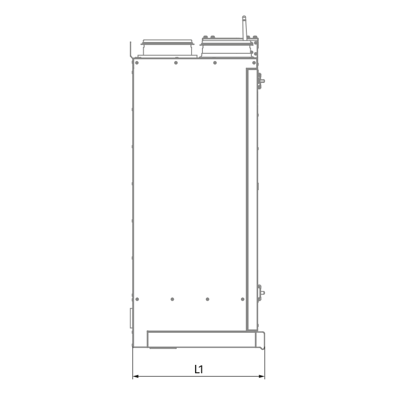 Blauberg KOMFORT Roto EC SK 202 L S21 - Dimensiones