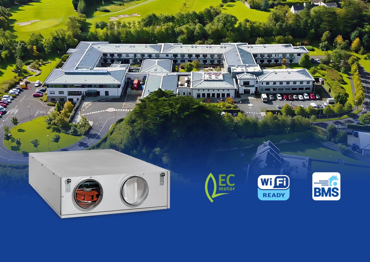 Energy-efficient ventilation systems by Blauberg for Bloomfield Hospital in Ireland