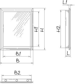 Вентс RT 20x40 - Размеры