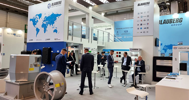 Blauberg Ventilatoren presented its new products at ISH 2023