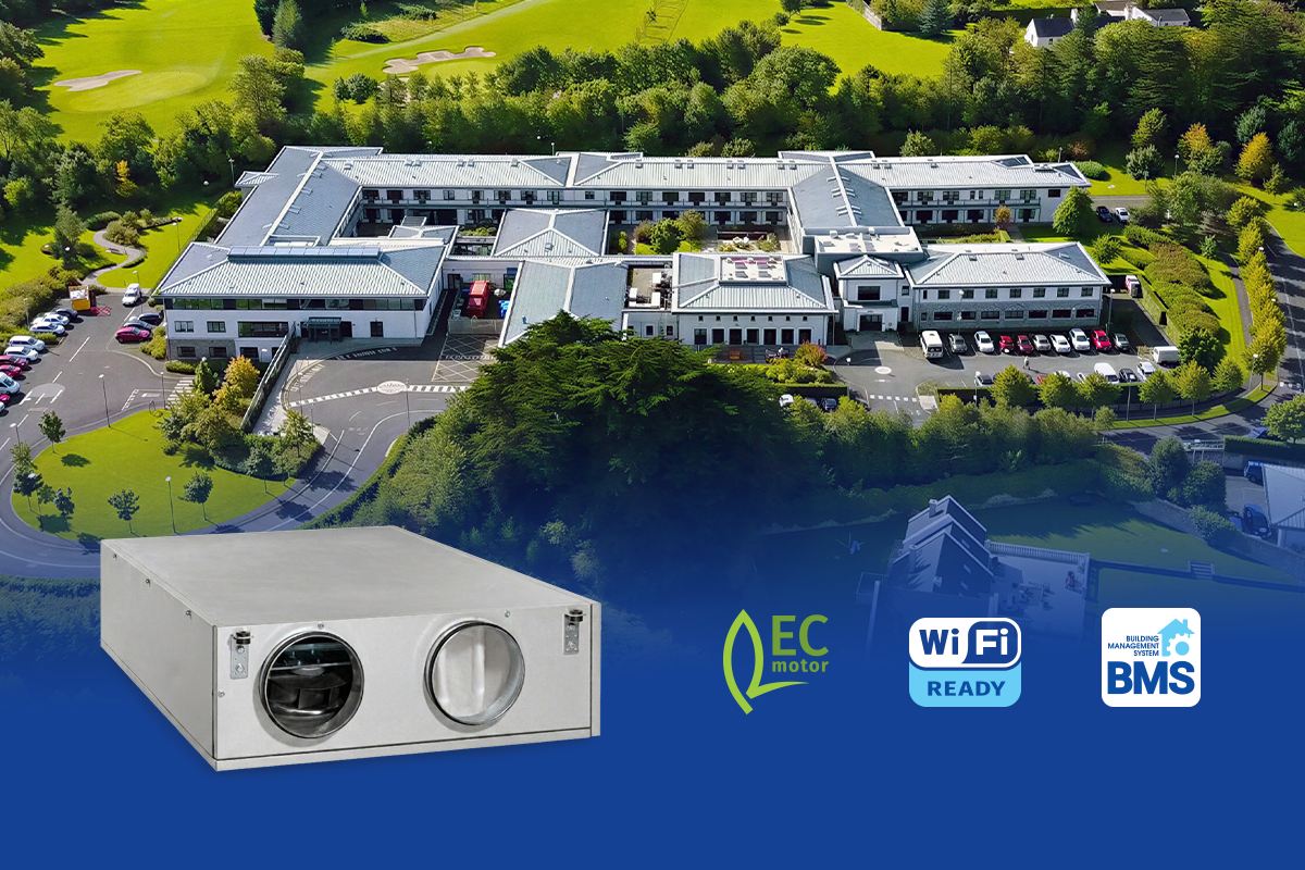 Energy-efficient ventilation systems by Blauberg for Bloomfield Hospital in Ireland