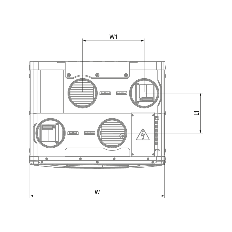 Blauberg Reneo S 350-E R S21 - Dimensiones