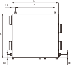 Blauberg KOMFORT GLA D500 F - Dimensions