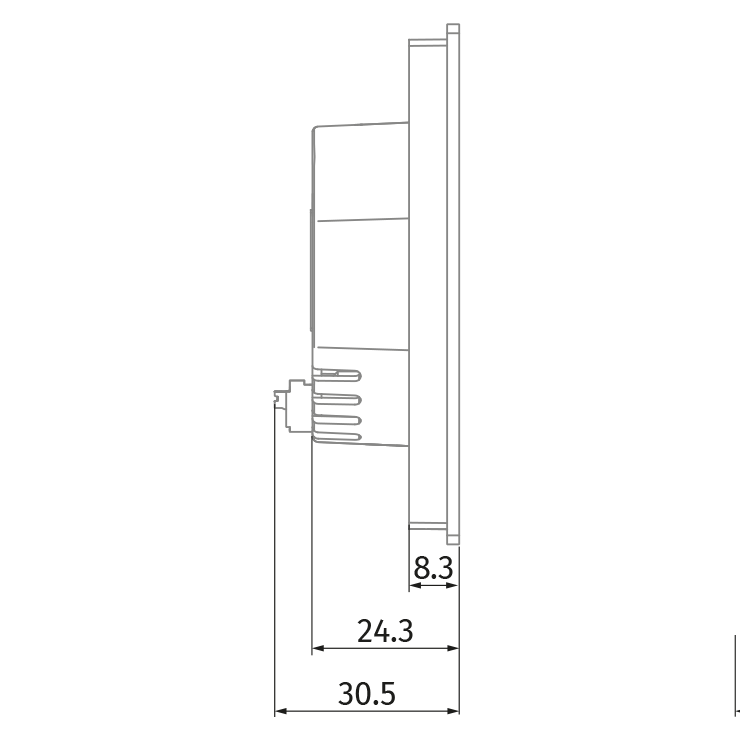 Blauberg KV1 Vento Eco - Dimensions