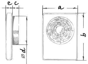 Vents Smart IR Wi-Fi - Dimensions