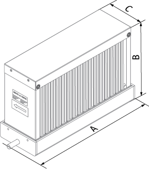 Vents TA 500x300 - Dimensions