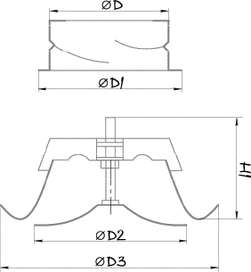 Vents VMBR 100 - Dimensions