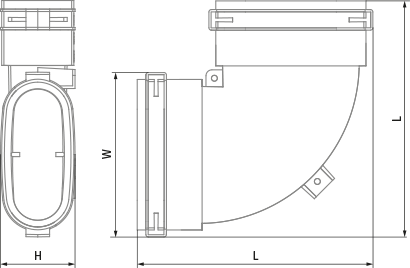 Vents BlauFast OBH 52 - Dimensions