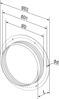 Blauberg FDL 355-500 - Dimensions