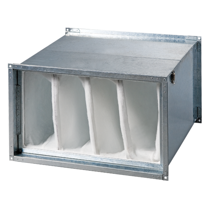 Blauberg KFBT 100x50 F7 - Filter boxes with pocket filters for rectangular ducts