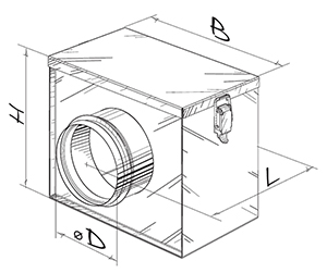 Vents VG 100 - Dimensions