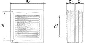 Vents Wind 150 ST - Dimensions