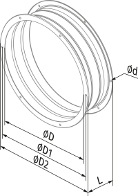 Vents VDL 355-500 - Dimensions