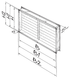 Vents VG 60x35 - Dimensions