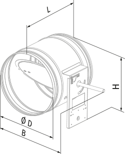 Blauberg VKA 315 - Dimensions