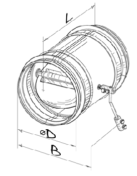 Blauberg VRVS 150 - Dimensions