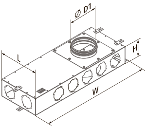 Vents BlauFast SR 160/90x10 03 - Dimensions