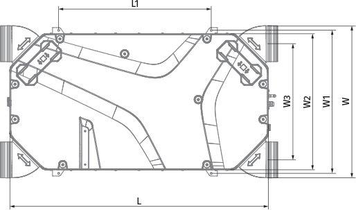 Blauberg Reneo-Fit D 150-E S21 - Dimensions