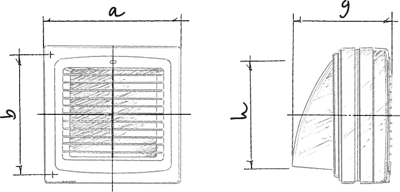 Вентс Wind-K 125 ST - Размеры