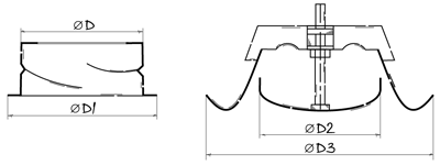 Vents VMR 150 - Dimensions