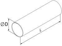 Вентс BlauPlast RR 150/0.35 - Размеры