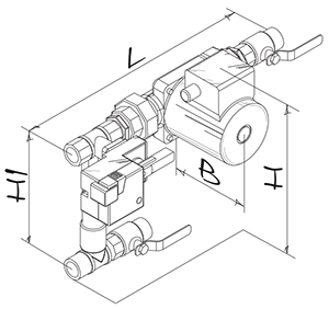 Vents WMG 1 1/2-16 - Dimensions