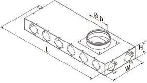 Vents BlauFast SR 160/75x8 02 - Dimensions