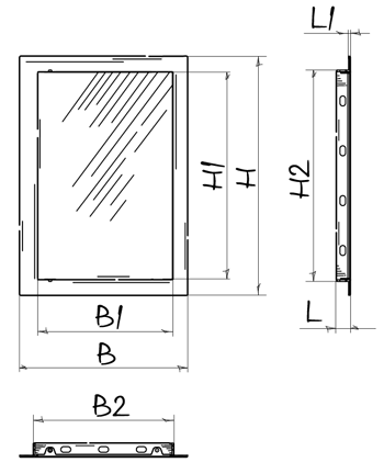 Blauberg RTZ 20x30 - Dimensions