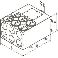 Vents BlauFast SR 160/90x6 02 - Dimensions