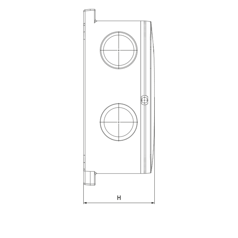 Blauberg Reneo-Fit D 100-E S14 - Размеры