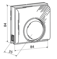 Vents KIT Bravo-BW 100/40-2 - Dimensions