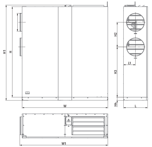 Вентс Civic EC LB 1200 S21 - Размеры