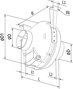 Vents Centro 315 G1 - Dimensions