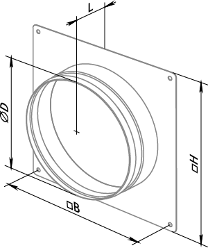 Vents FQM 315 - Dimensions