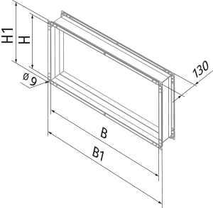 Vents EVA 80x50 - Dimensions