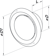 Vents VSR 100 - Dimensions