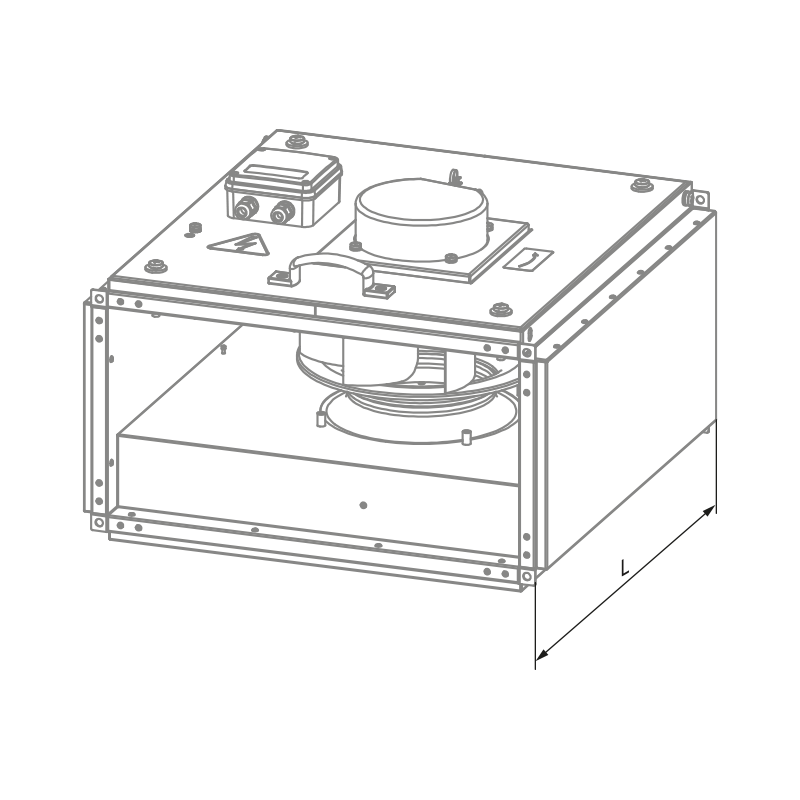 Blauberg Box-I EC 40x20-1 max  - Размеры
