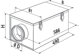 Вентс KFBT 200 F7 - Размеры