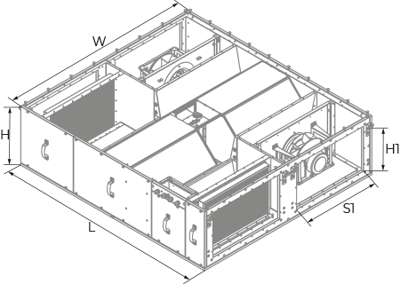 Vents BlauAIR CFP 3500 - Dimensions