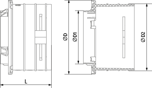 Blauberg BlauFast RKF 90 - Dimensions