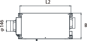 Blauberg DUNE 20L - Dimensions