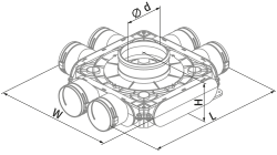 Blauberg BlauFast SR 125/90x6 50P - Dimensions