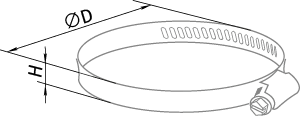 Vents K 125 - Dimensions