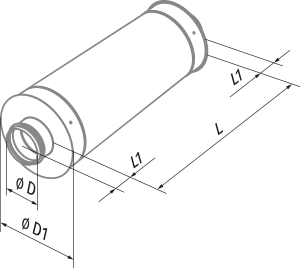 Вентс SD 315/1200 - Размеры