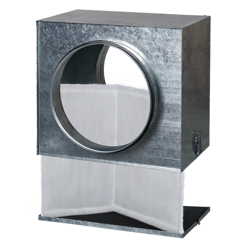 Blauberg KFBV 100 - Filter boxes with V-filter for round ducts