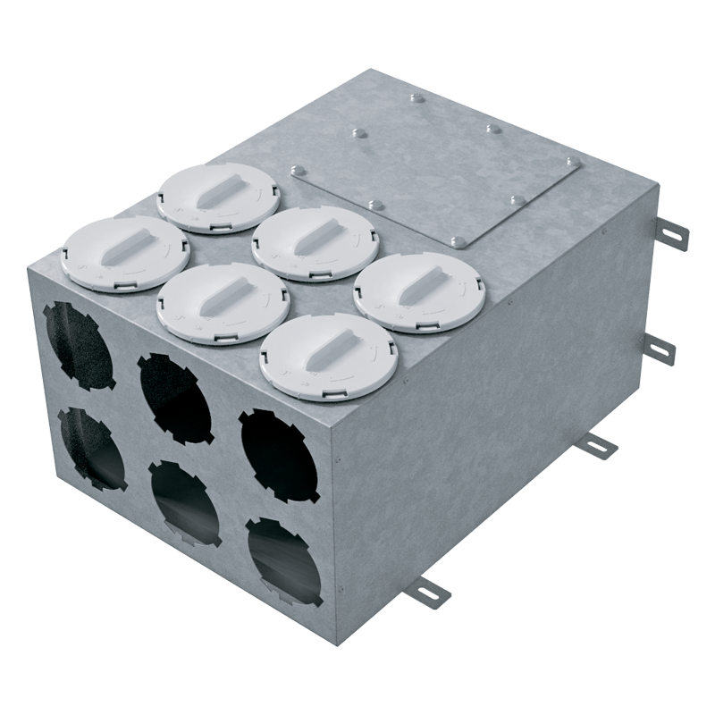 Blauberg BlauFast SR 125/90x6 02 - Supply or exhaust ventilation systems of residential spaces. For distribution of air from the ventilation unit through the air ducts