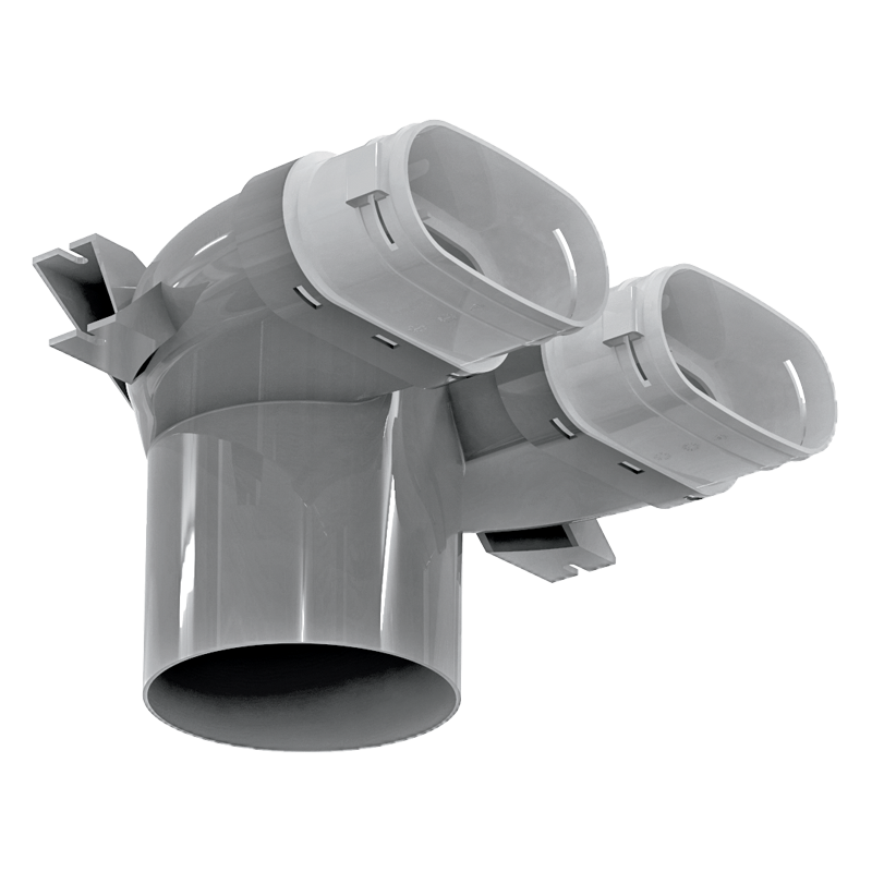 Series Blauberg Connectors 52 mm - System 52 - Radial ductwork