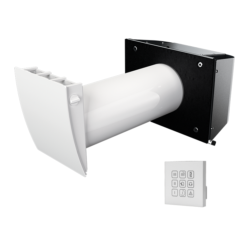 Blauberg Vento Eco Standard S Pro - Heat recovery single-room units. Maximum air flow up to 50 m³/h