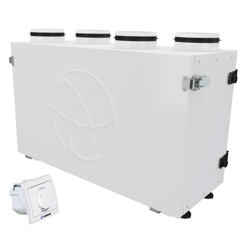 Blauberg KOMFORT Ultra EC S2 300-E S2 white - Compact heat recovery air handling units